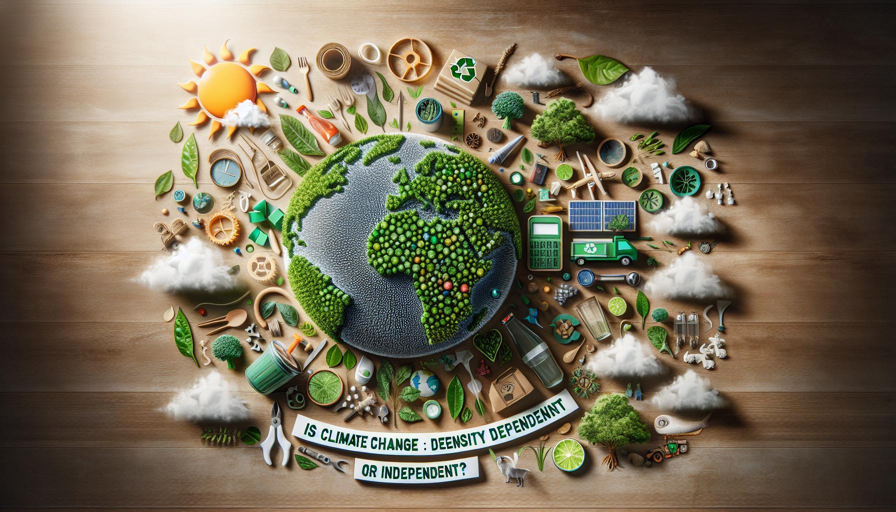 Is Climate Change Density Dependent or Independent?