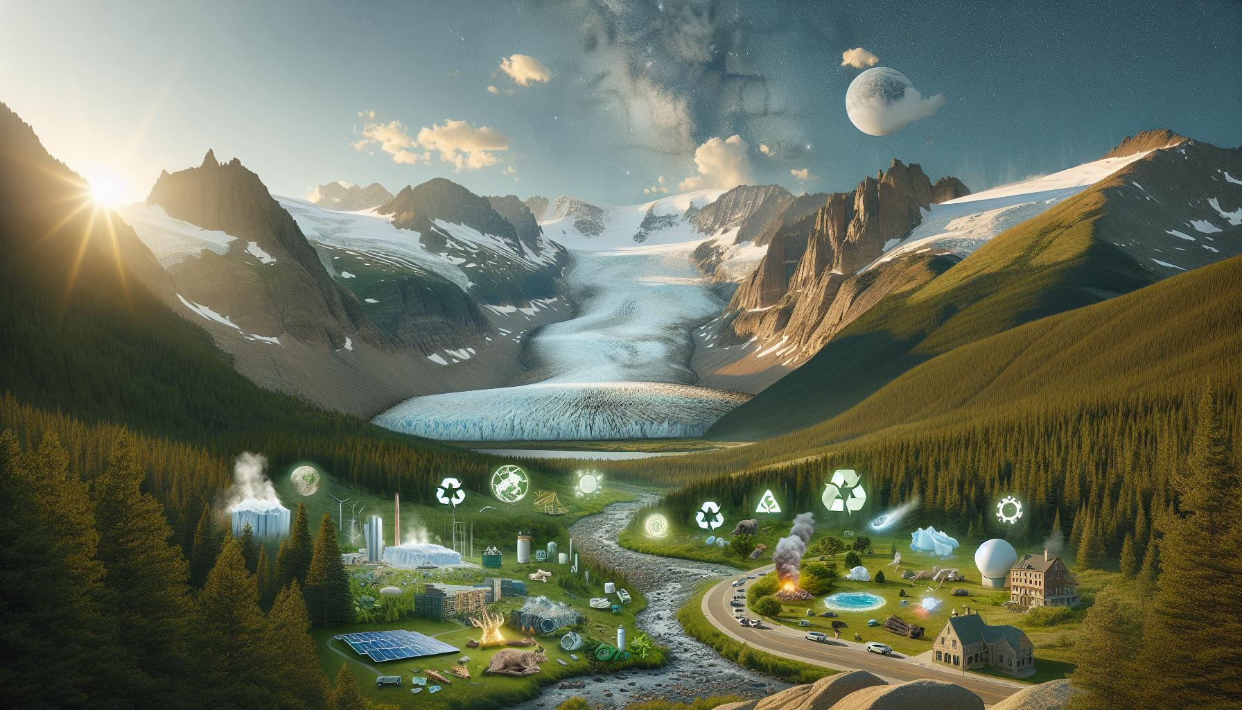 Historic Glaciers: Ice Age Influence on Colorado